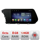 Navigatie Hyundai i20 2020+ Android GPS 4G Octa Core 8GB RAM 128GB DSP