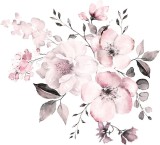 Sticker Autocolant pentru Perete cu Flori Decorative, Multicolor, CBD CORAL BEST DEALS Maro camel 30 cm 90 cm 30 cm Maro camel 1 Folie