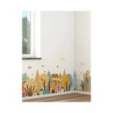 Cumpara ieftin Sticker Perete Autocolant Toamna, Copaci si Animale 130 x 37 - 13875