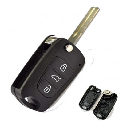 Carcasa Cheie Briceag Hyundai 3 Butoane AutoProtect KeyCars foto