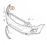 Bara fata Volvo Xc60, 05.2008-05.2013, cu locas pt spalator; grunduit, Aftermarket, Rapid