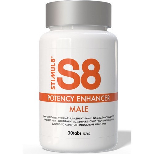 Erectii si virilitate - Stimul8 S8 Imbunatatirea Potentei Tablete pentru Barbati 30 tablete Combinatie Puternica de Nutrienti