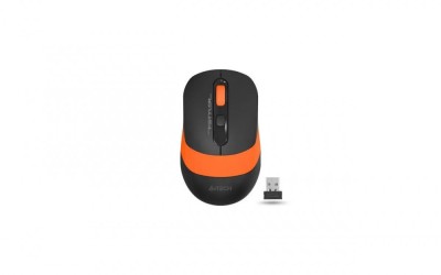 Mouse A4tech, gaming, wireless, optic, 2000 dpi, negru / portocaliu foto