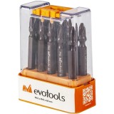 Evotools 681422 - Set capete de insurubare profil PH2 10 bucati