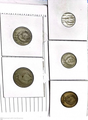 monede rusia 5 buc diverse foto