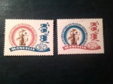 Serie Mongolia 1967 - Solidaritate cu Vietnam , 2 valori