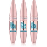 MAYBELLINE NEW YORK Lash Sensational mascara rezistent la apa pentru alungire, rotire si volum culoare Black