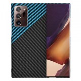 Husa pentru Samsung Galaxy Note 20 Ultra 5G N986 / Note 20 Ultra N985, Techsuit, Carbonite FiberShell, Bleu