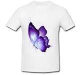Tricou &quot; Fluture mov &quot;