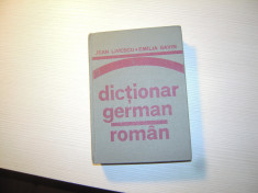 Dictionar German-Roman (Jean Livescu - Emilia Savin), 1982 foto