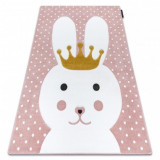 Covor PETIT BUNNY iepure roz, 140x190 cm