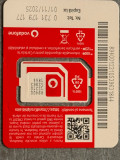 10 Cartele Vodafone 0 euro activate cu carton 5 lei/bucata
