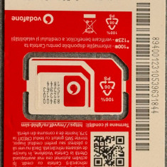 50 CARTELE VODAFONE 0 EURO ACTIVATE NERUPTE NEFOLOSITE 4 LEI/BUCATA