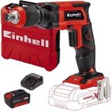 Einhell TE-DY 18 Li PXC + Starter Kit - Masina de insurubat valiza plastic + Set 1 acumulator si incarcator Li-Ion 18 V 4 Ah