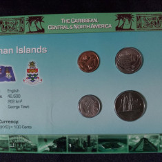Seria completata monede - Insulele Cayman 2002, 4 monede