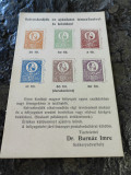 Carte postala interbelica, dr. Burnaz Imre, probabil Cluj, comert filatelic