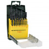 BOSCH Set 19 burghie pentru metal, HSS-R, 1-10 mm, tija cilindrica