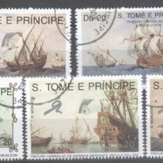 Sao Tome 1989 Ships used DE.045