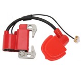 Bobina de inductie Racing cu pipa si CDI pentru Pocket Bike, Mini Moto, ATV, Scuter, motor 2 timpi 43cc - 50cc, prindere 52mm, Rosie, Oem