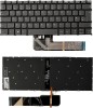 Tastatura laptop, Lenovo, IdeaPad Slim 5 14AHP9 Type 83DB, iluminata, gri, layout UK
