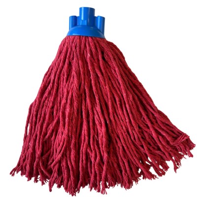 Mop rosu din bumbac, 250g foto