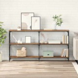 vidaXL Masă de consolă Lemn vechi 156 x 28 x 80,5 cm Lemn compozit 882784