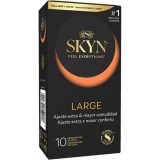 Skyn-Large Extra Adjustment Prezervative King Size, 10 Unități