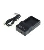 Stație de &icirc;ncărcare a bateriei OTB DC-K USB-C compatibilă cu Canon NB-12L / NB-13L