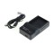 Stație de &icirc;ncărcare a bateriei OTB DC-K USB-C compatibilă cu Canon NB-12L / NB-13L