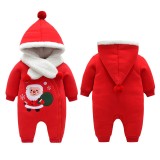 Combinezon pentru bebelusi - Mos Craciun (Marime Disponibila: 9-12 luni, Superbaby