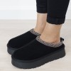 Papuci negrii cu model traditional W5886 116, 36 - 41, Negru