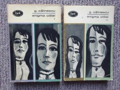Enigma Otiliei, George Calinescu, Vol I si II, 1969 BPT 53-54, stare buna