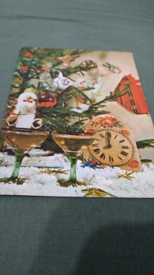 CARTE POSTALA FELICITARE CIRCULATA foto