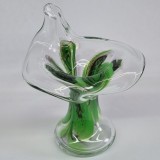 Vaza sticla vintage RGH (R&ouml;mische Glash&uuml;tte Linz - calla)