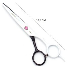 Foarfeca de tuns Black / White 16,5 cm