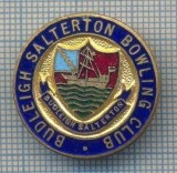 AX 307 INSIGNA BOWLING-BUDLEIGH SALTERTON BOWLING CLUB -MAREA BRITANIE