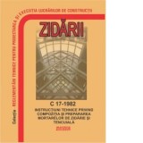 C 17-1982: Instructiuni tehnice privind compozitia si prepararea mortarelor de zidarie si tencuiala