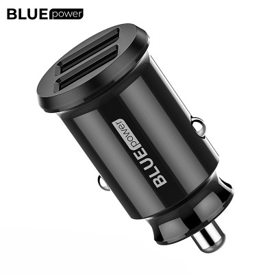 Incarcator Auto USB BLUE Power BBZ8, 2 X USB, 2.4 A, Negru foto