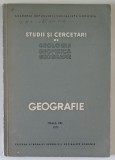 STUDII SI CERCETARI de GEOLOGIE , GEOFIZICA , GEOGRAFIE , TOMUL XXII , 1975