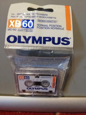 Micro Caseta audio OLYMPUS XB60 (Sigilata/JAPAN) - pentru reportofon foto