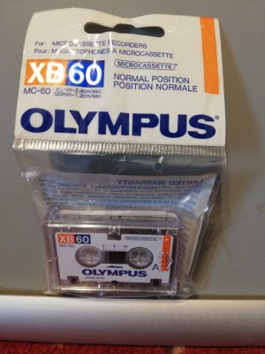 Micro Caseta audio OLYMPUS XB60 (Sigilata/JAPAN) - pentru reportofon foto