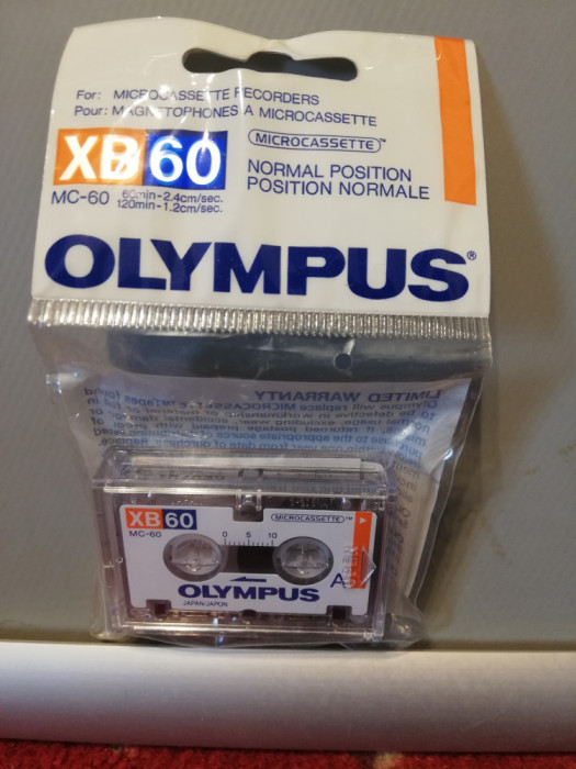 Micro Caseta audio OLYMPUS XB60 (Sigilata/JAPAN) - pentru reportofon