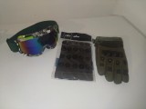 Cumpara ieftin Set accesorii moto -off road-atv-bicicleta-tricicleta:Ochelari,manusi si cagula, marimi;M,L,XL