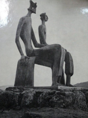 HENRY MOORE- IONEL JIANU,BUC. 1971 foto