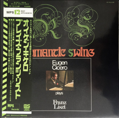 Vinil &amp;quot;Japan Press&amp;quot; Eugen Cicero &amp;lrm;&amp;ndash; Romantic Swing - Plays Franz Liszt (EX) foto