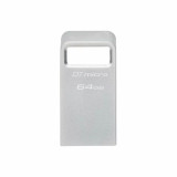 Memorie USB Kingston 64GB Data Traveler Micro USB 3.2 Gen1 Metalic, 64 GB