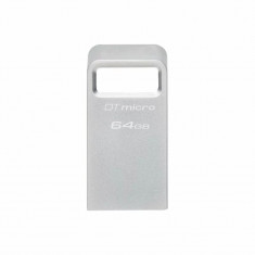 Memorie USB Kingston 64GB Data Traveler Micro USB 3.2 Gen1 Metalic