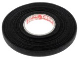 Bandă textilă auto neagră 9mm x 25m 105&deg;C