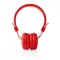 Casti multimedia bluetooth rosu NEDIS