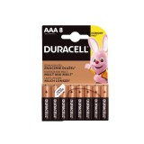 Set 8 baterii alcaline Duracell Duralock C&amp;B LR03 AAA
